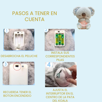 peluche con respiracion anti - insonmio